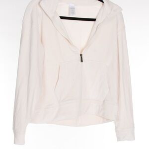Women's Cream Quarter-Zip Pullover